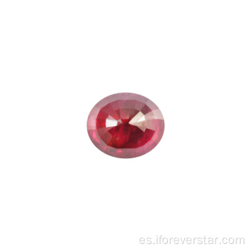 7 * 5 mm forma ovalada natural rubí piedra precio quilate